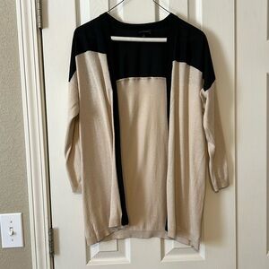 The Limited Tan and Black Cardigan